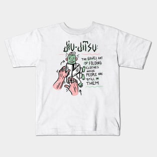 JIU JITSU Arte gentil... Kids T-Shirt